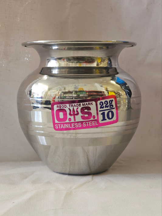 Stainless Steel Lota Size 10