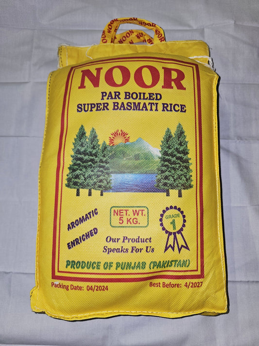 Noor Par Boiled Super Basmati Rice 5kg