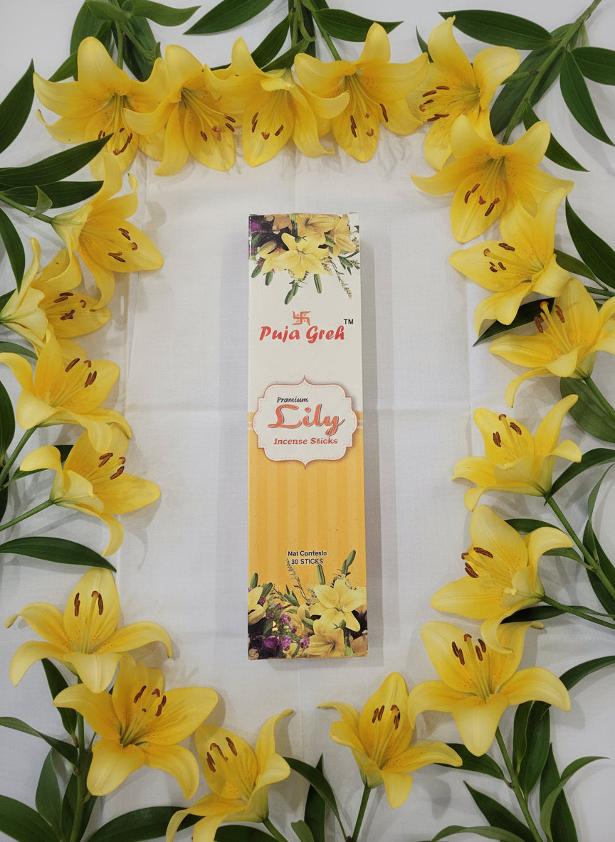 Puja Greh Premium Lily Incense Stick