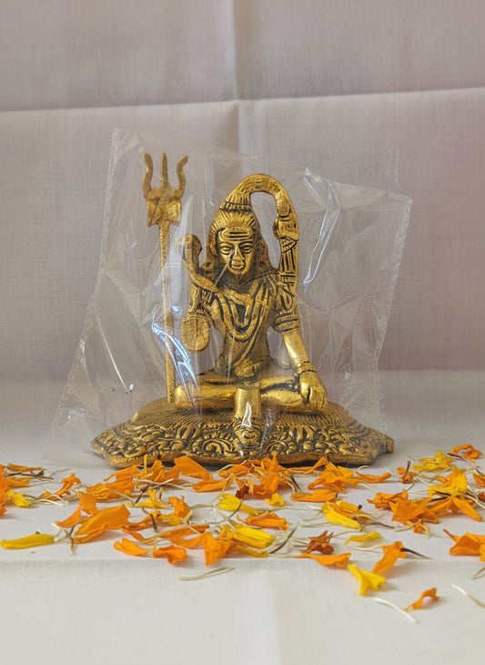 Shiv Ji Brass Murti 11cmX12cm