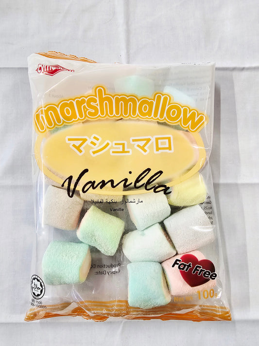 CVMallow Marshmallow Vanilla Colour Layered 100g