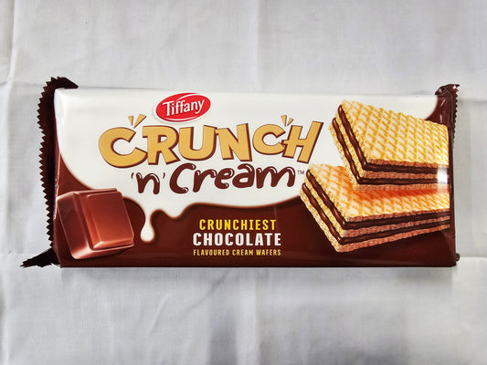 Tiffany Crunch n Cream Chocolate Wafers 135g