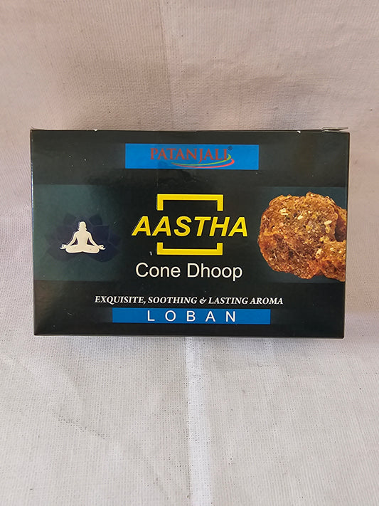 Patanjali Aastha Cone Dhoop Loban