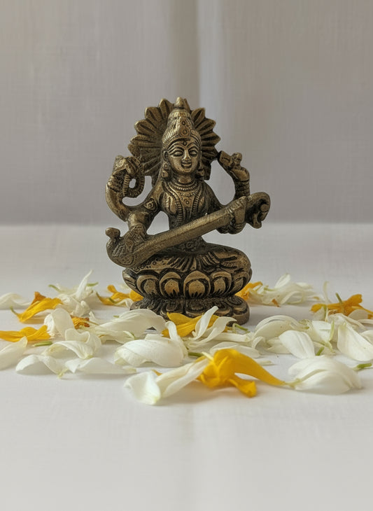 Saraswati Ji Murti 8.5cm