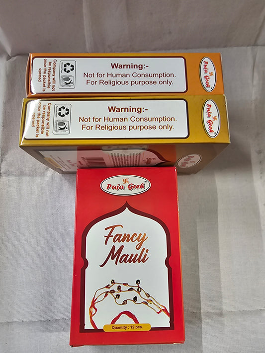 Puja Greh Fancy Mauli 12pc