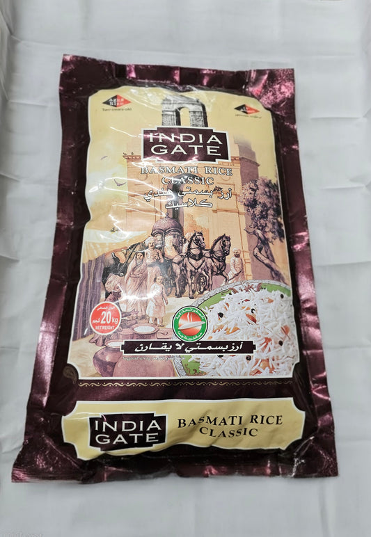 India Gate Classic Basmati Rice 20kg