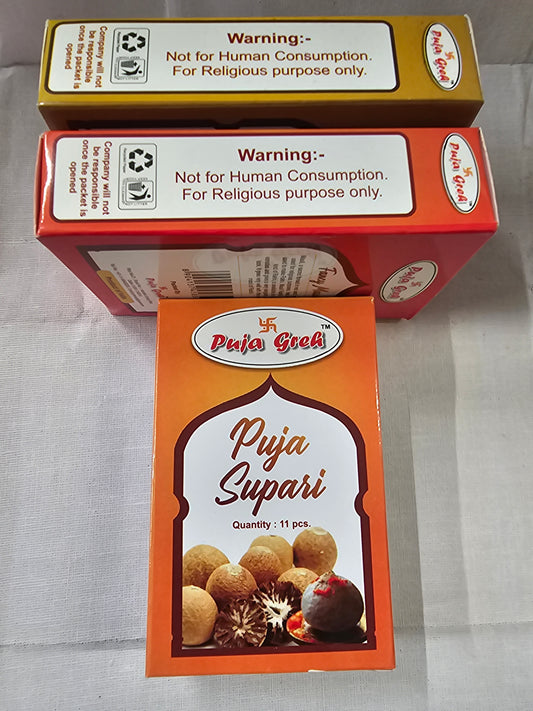 Puja Greh Puja Supari 11pc