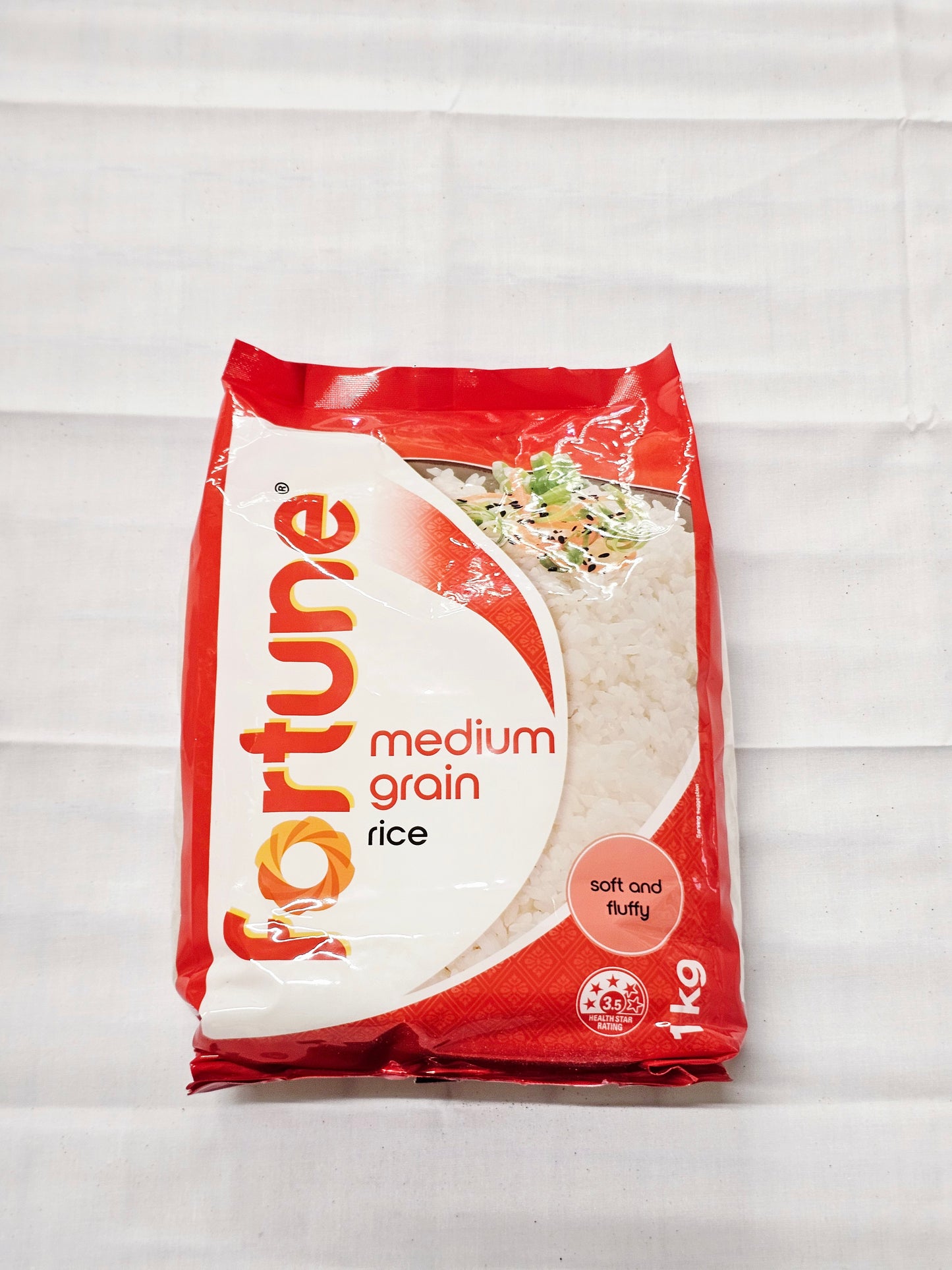Fortune Medium Grain Rice 1kg