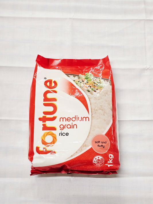 Fortune Medium Grain Rice 1kg
