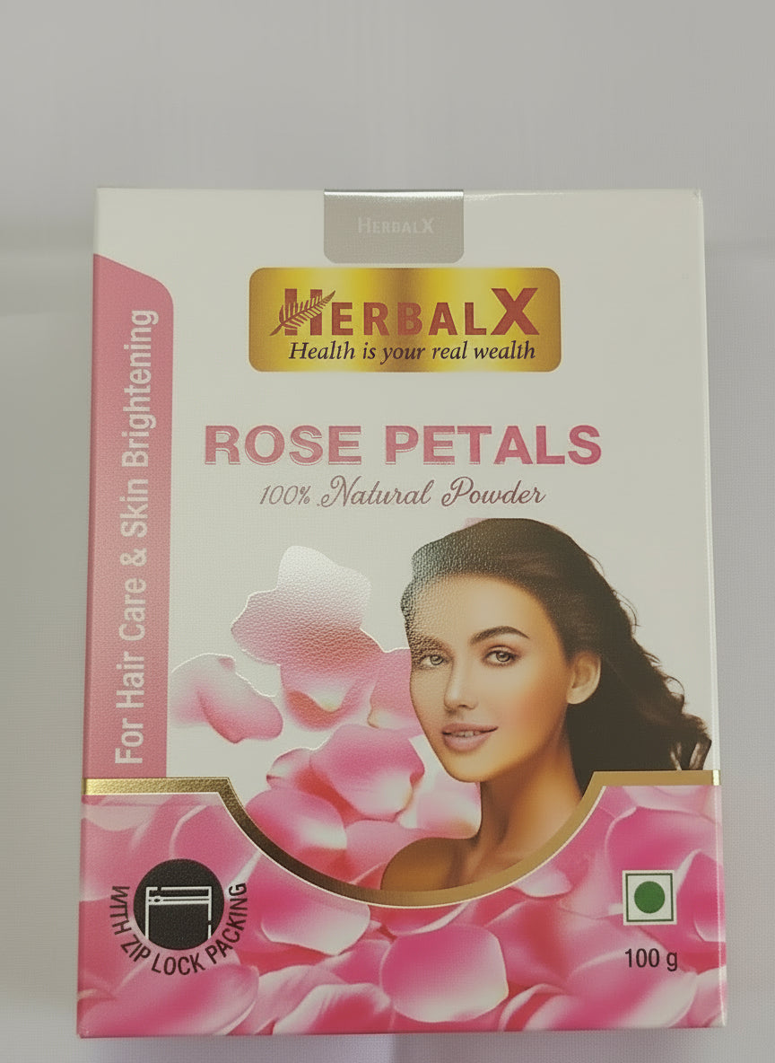 HerbalX Rose Petals 100% Natural Powder 100g – ASP SPICES