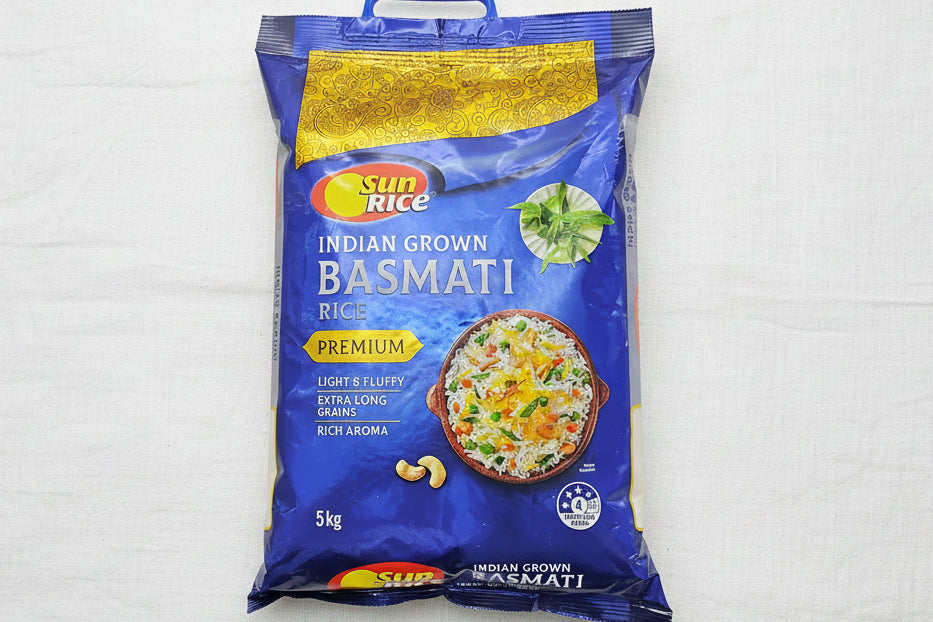 Sun Rice Indian Grown Basmati Rice 5kg