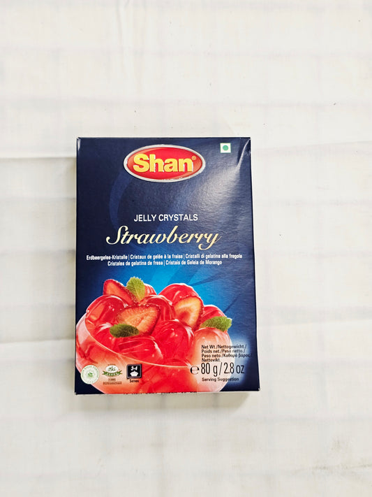 Shan Jelly Crystals Strawberry 80g