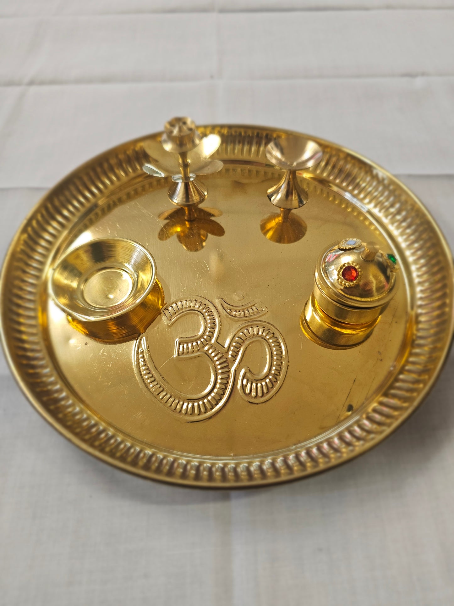 Brass Pooja Thali