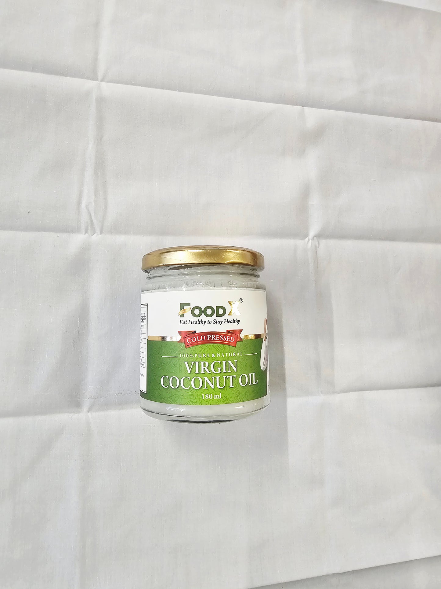 FoodX Cold Pressed Virgin Coconut Oil 180ml