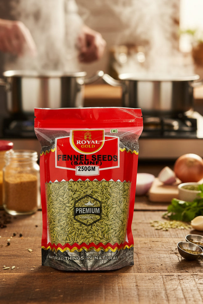 Royal Gold Fennel Seeds 250grams