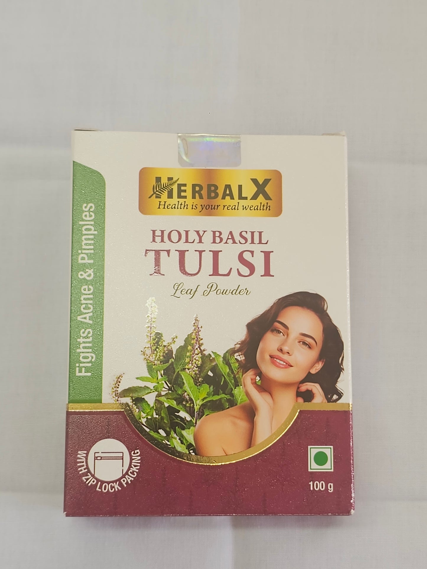 HerbalX Holy Basil Tulsi Leaf Powder 100g