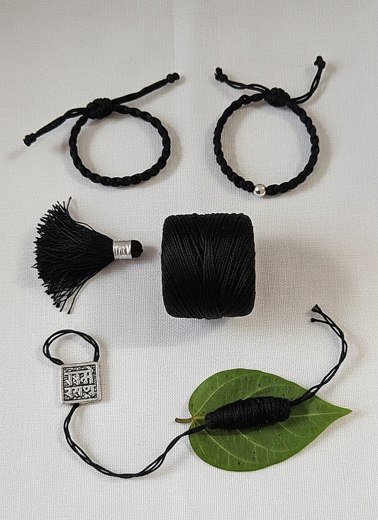 Decorative Pooja Thread-Black
