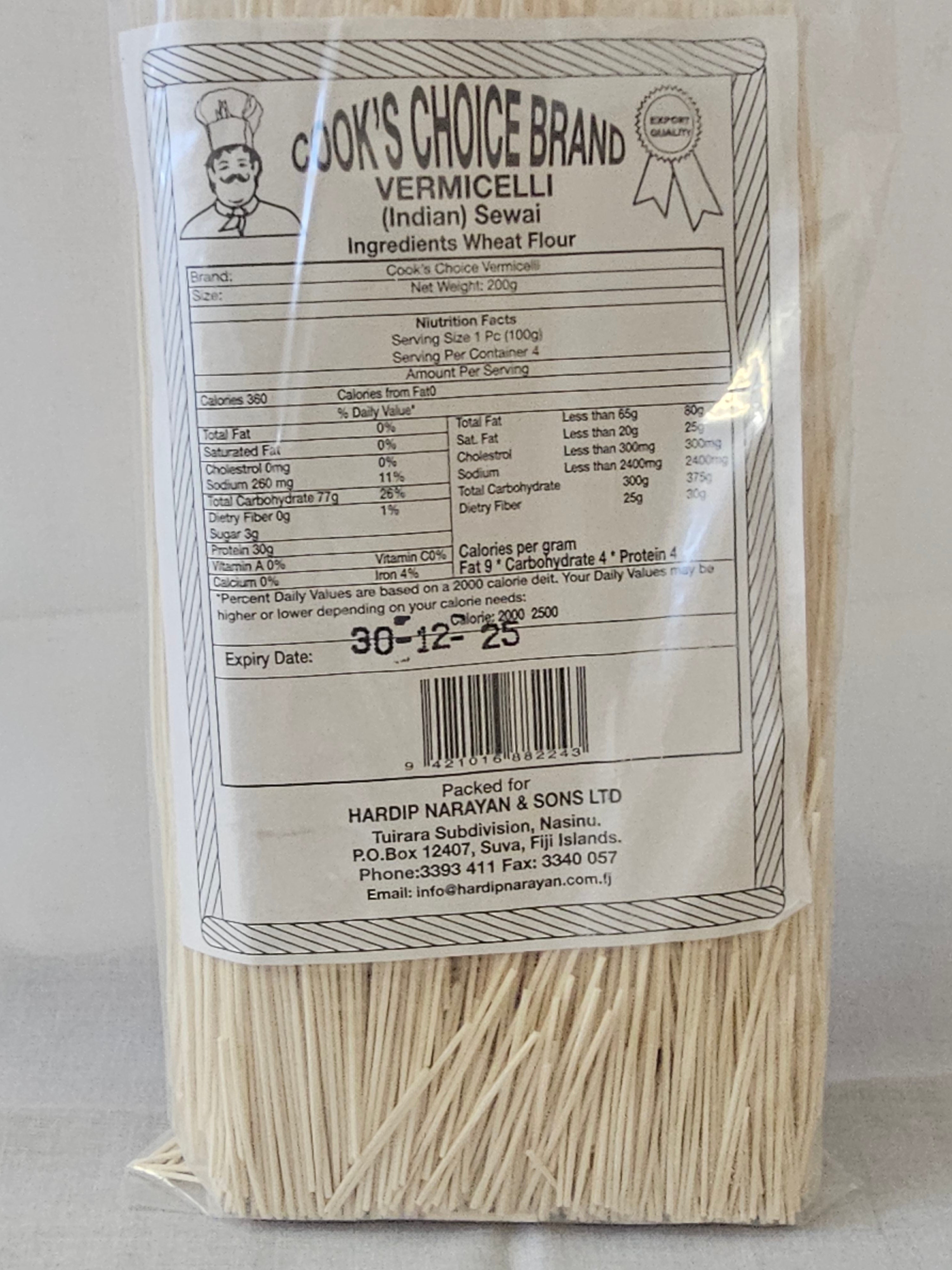 Cooks Choice Unroasted Vermicelli 200g – ASP SPICES