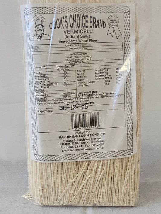 Cooks Choice Unroasted Vermicelli 200g