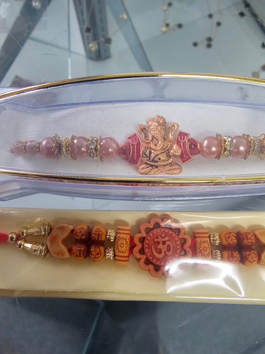 OM/Ganesha Raksha Bandhan 1pc