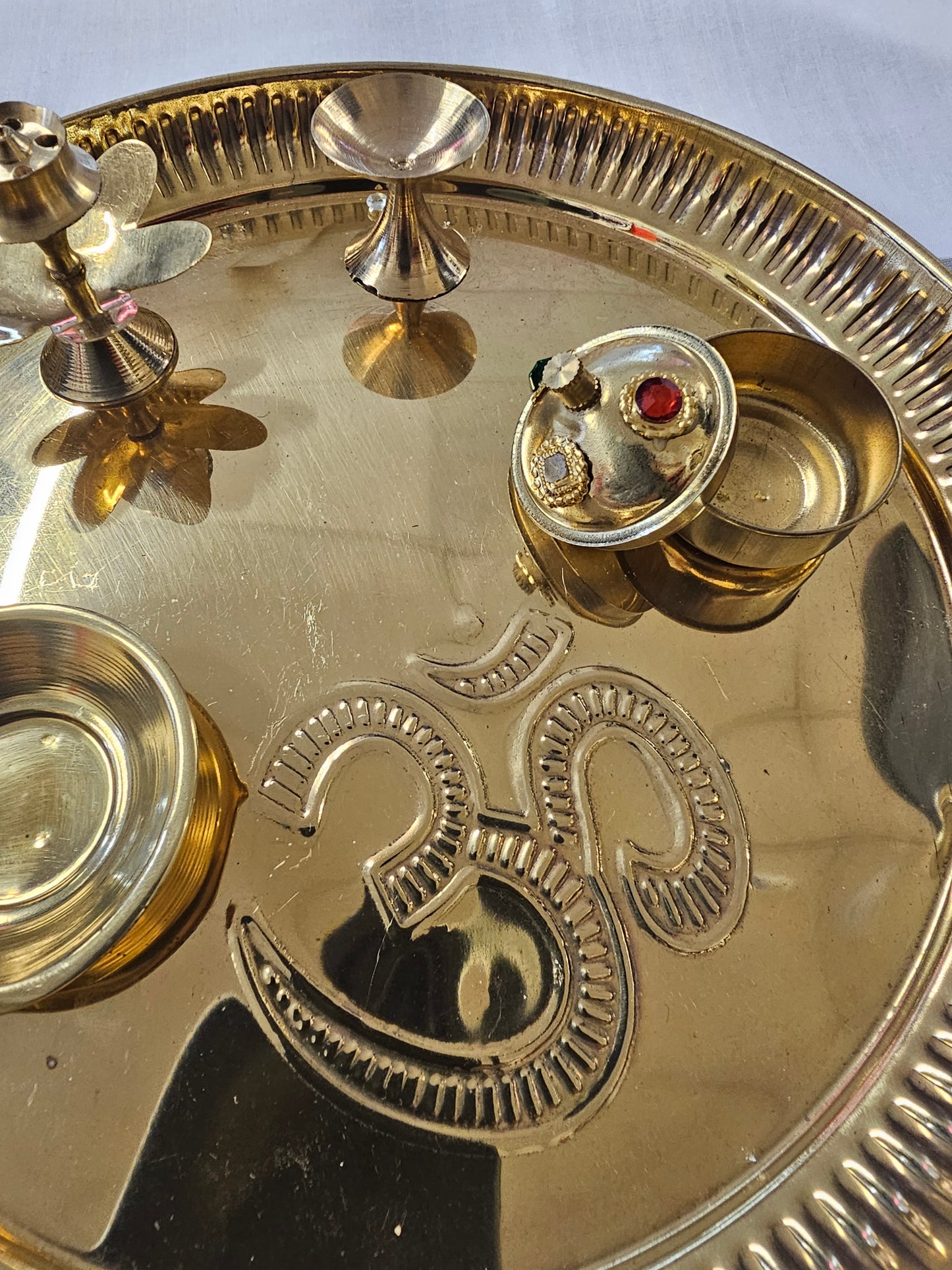 Brass Pooja Thali