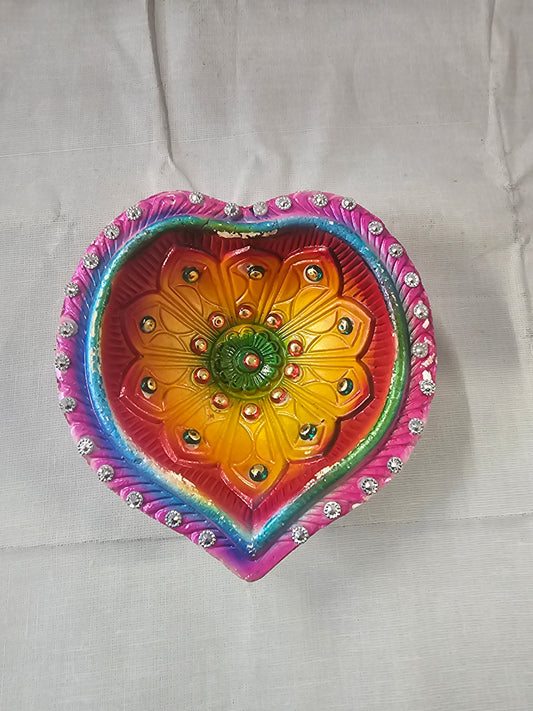 Heart Diya 4CMx12CM