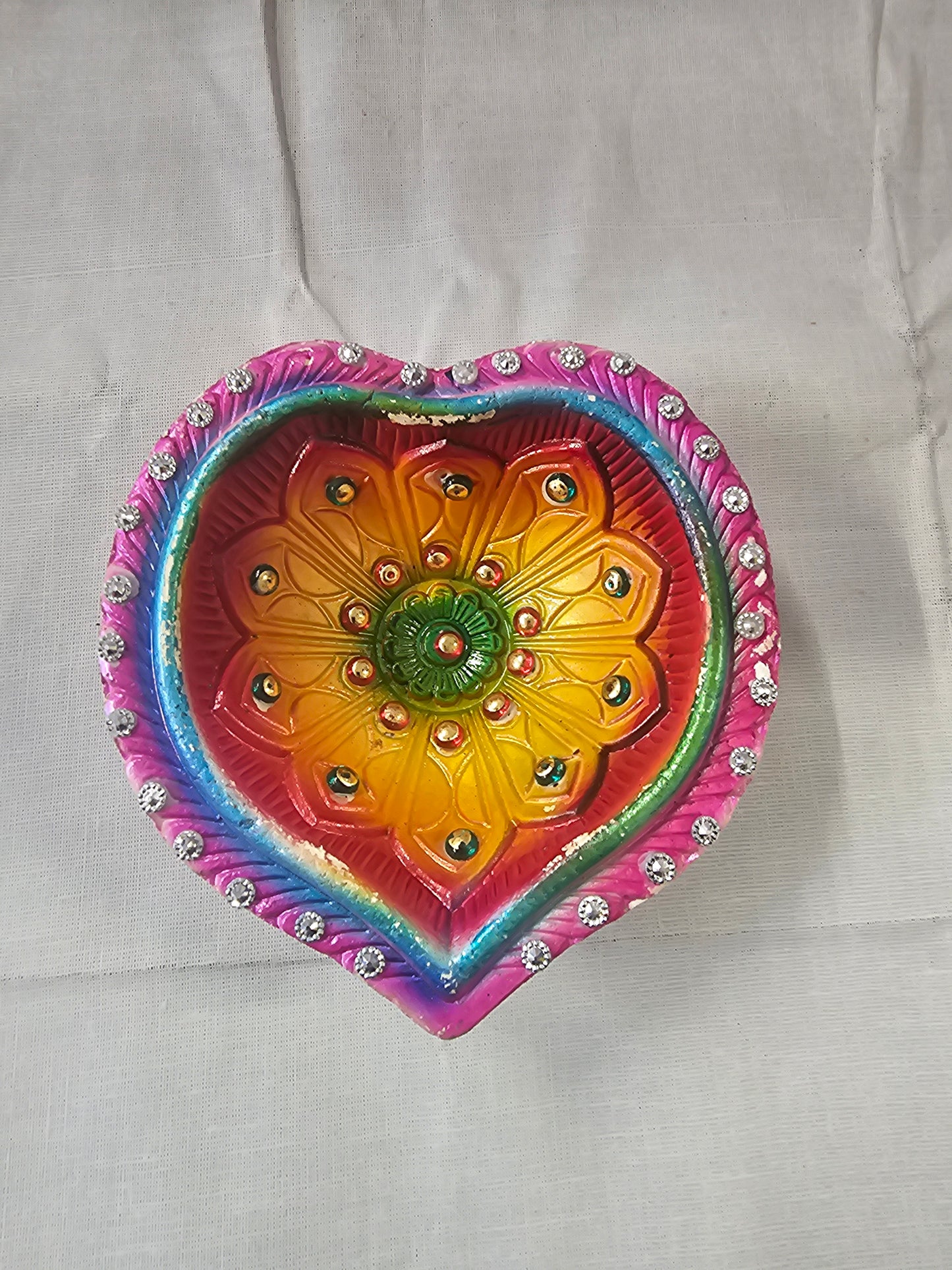 Heart Diya 4CMx12CM