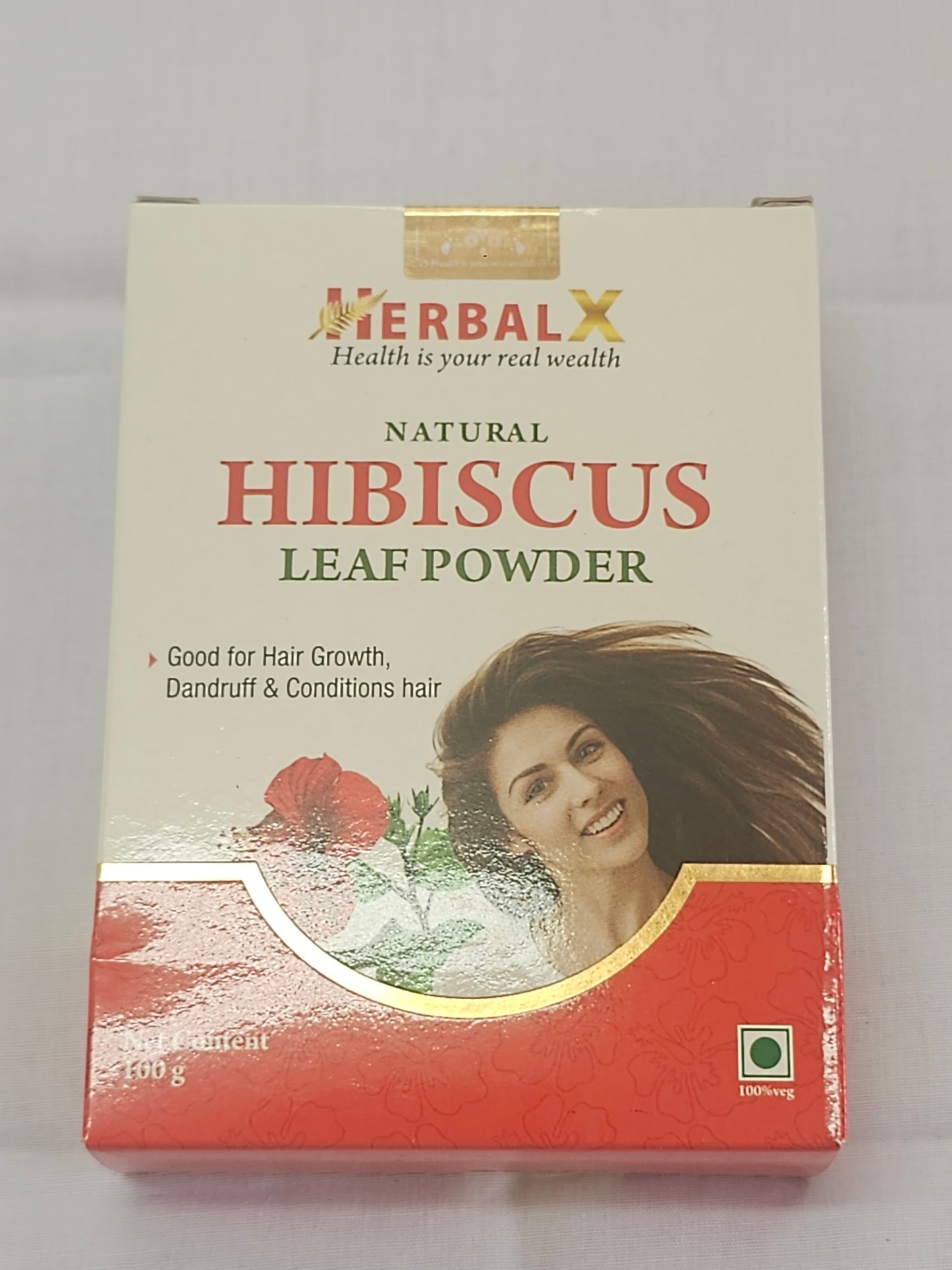 HerbalX Natural Hibiscus Leaf Powder 100g